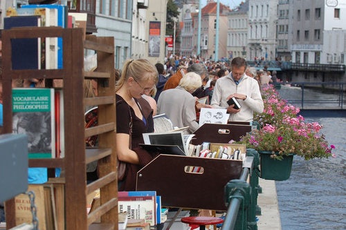 book market in Ghent