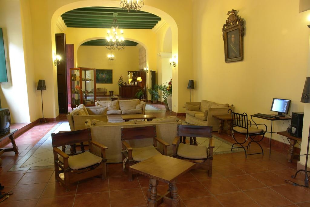 hotel lobby at Conde de Villanueva