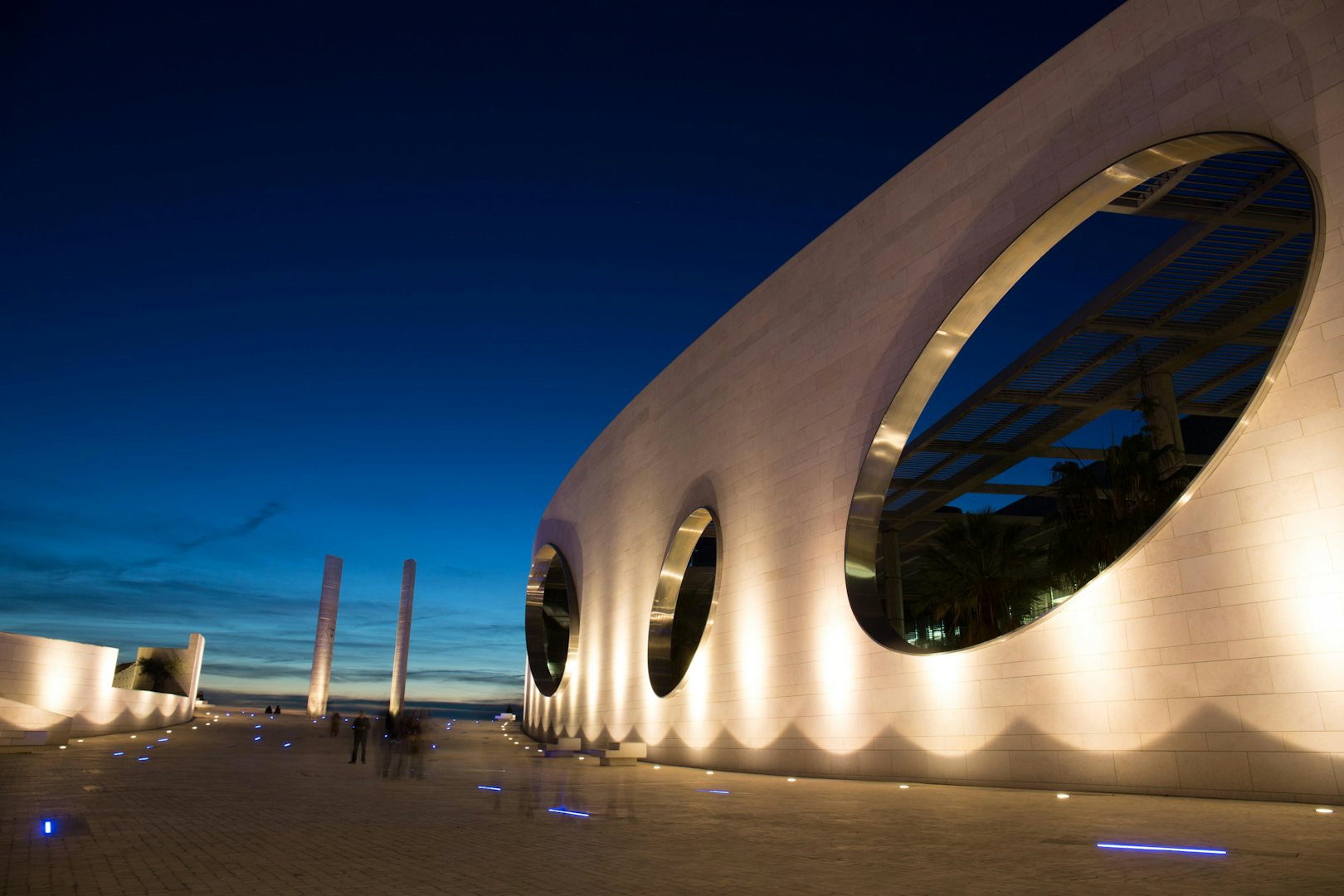 futuristic architecture at the Fundacao Champalimaud