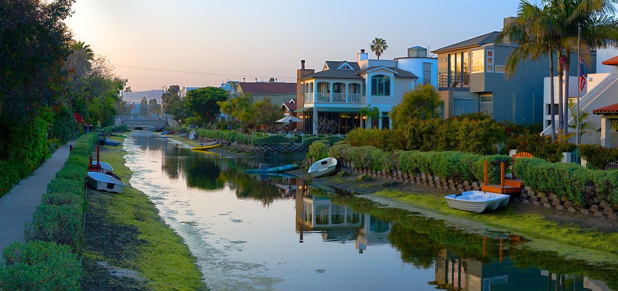 venice canals in LA