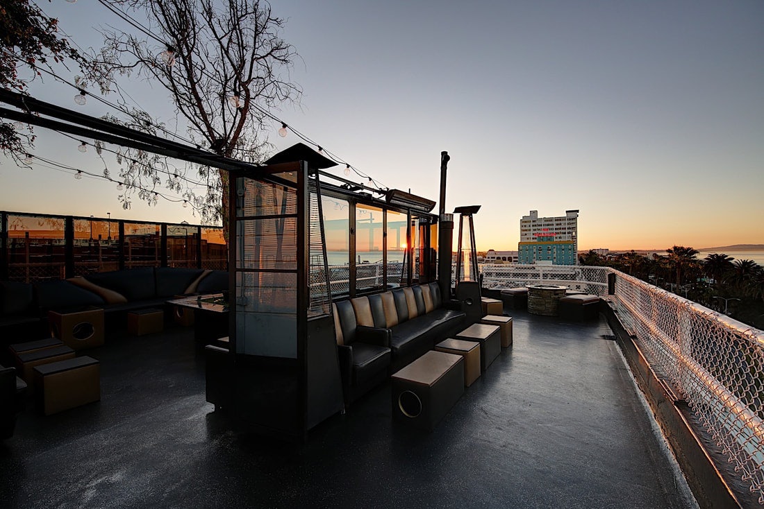 view from the onyx rooftop lounge