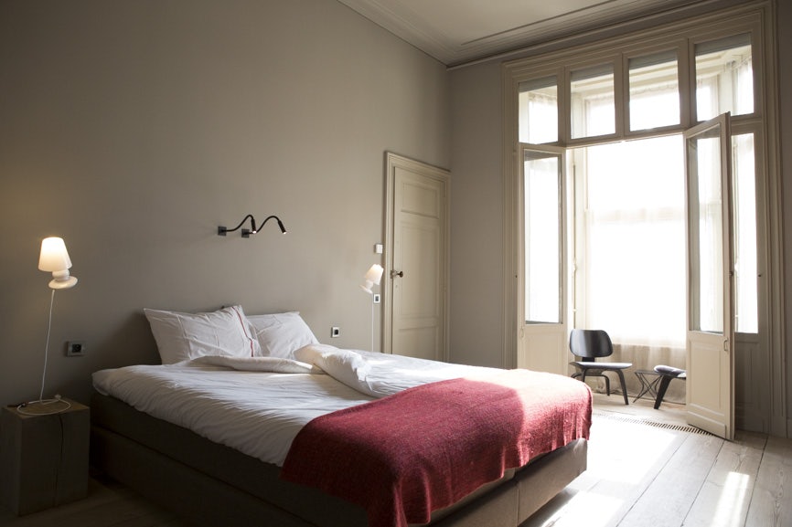 a bedroom at Logid'enri in Ghent