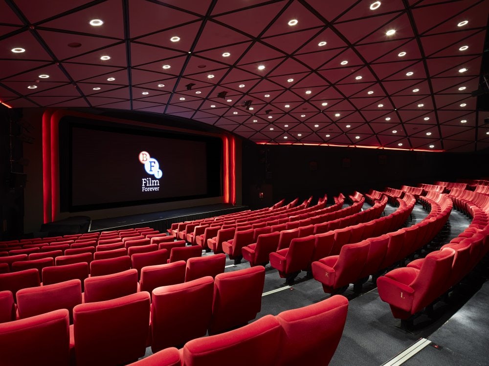 interior of cinema BFI
