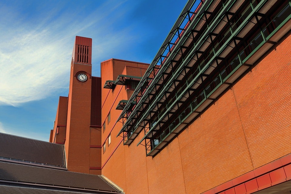 exterior of British Library building