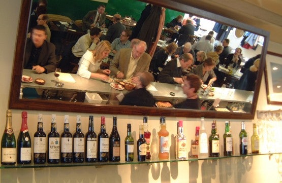 people at the bar