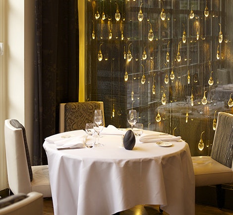 table at the Ledbury