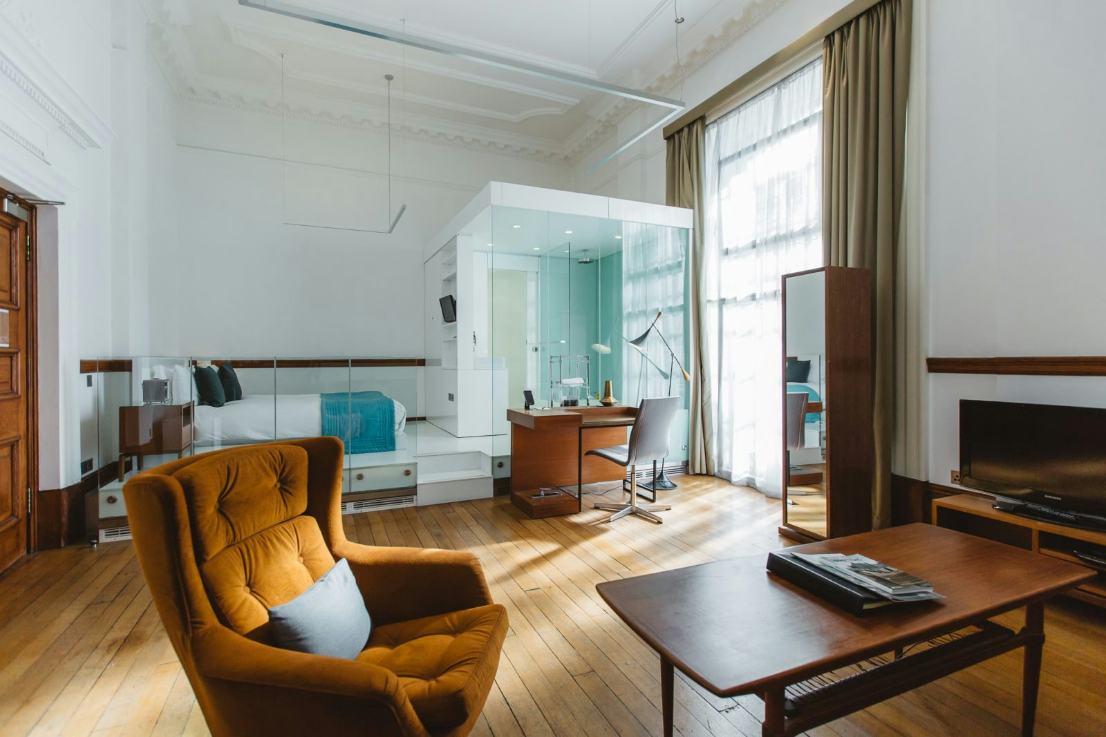 apartment interior at the Town Hall Hotel