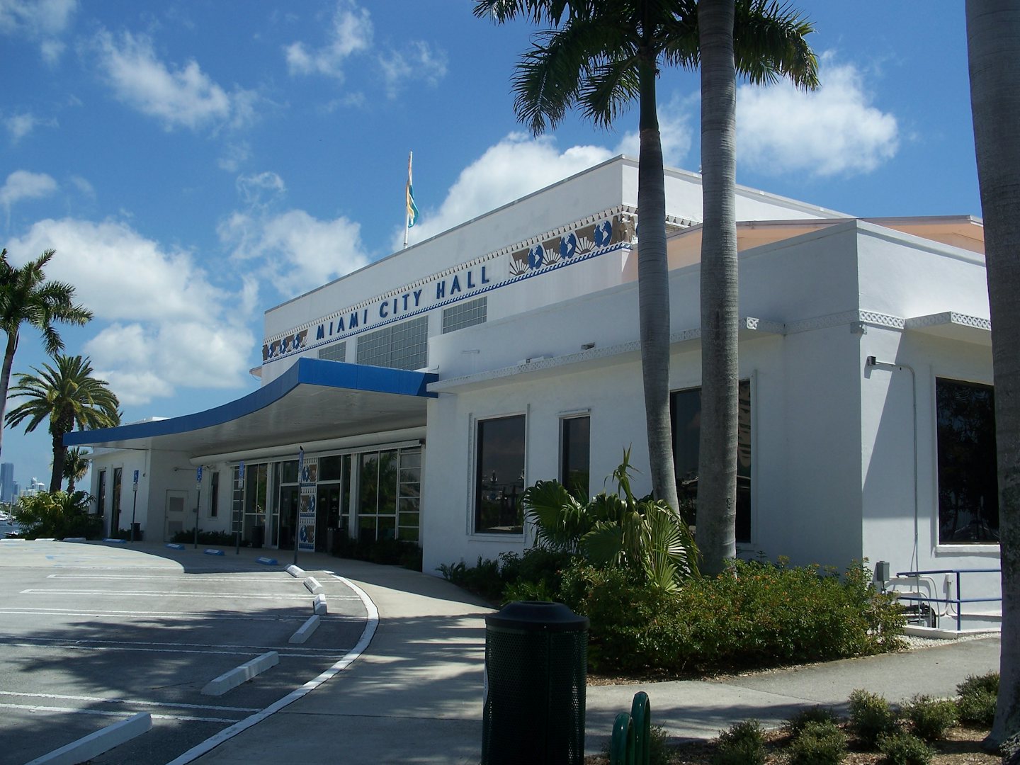 entrance of the Miami City Hall