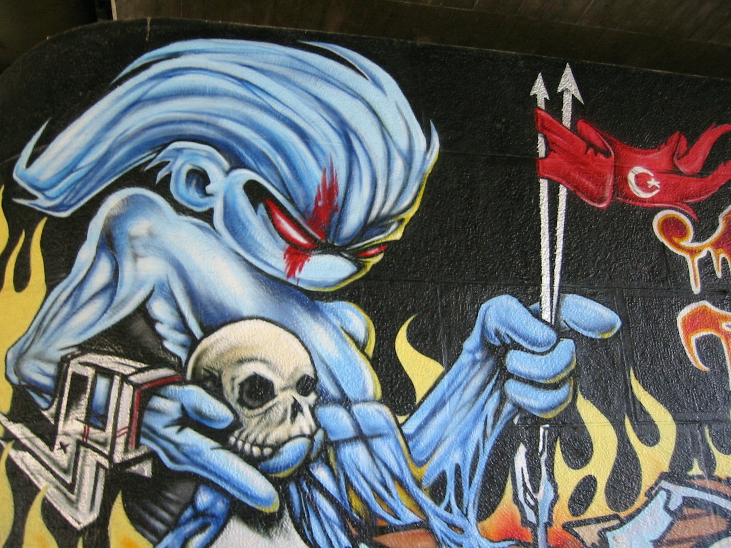 street art Isar Bridges