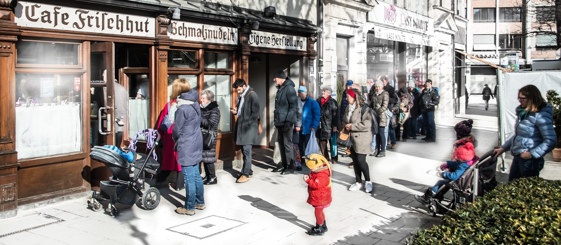 outside cafe frischhut