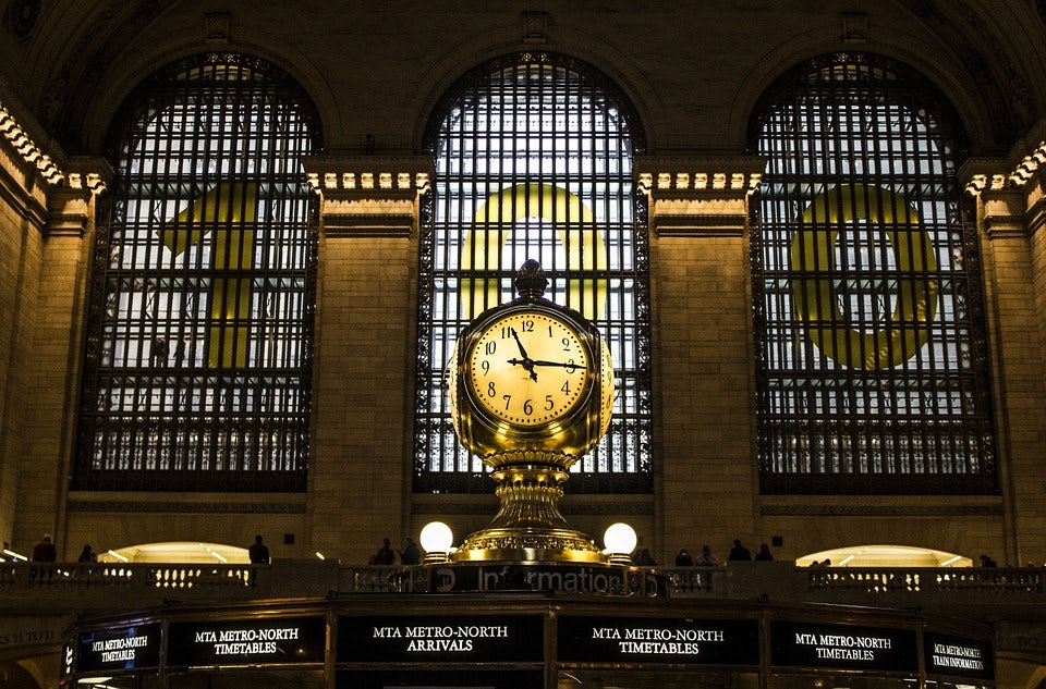 clock at Grand Central Station