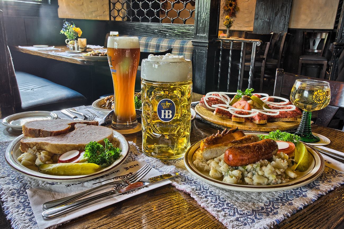 German food and beer at Zum Stammtisch