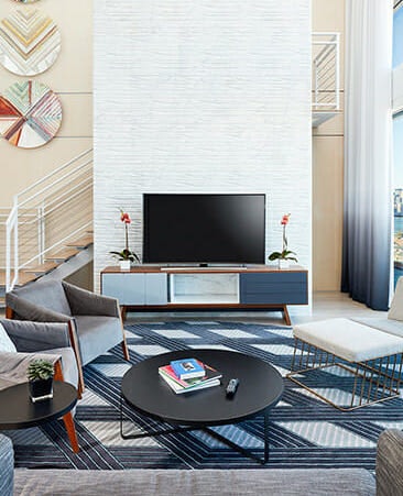 apartment interior at William Vale hotel
