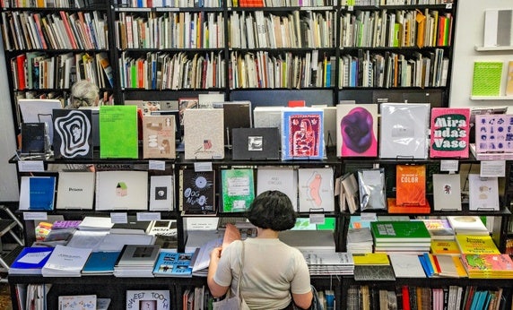 books and zines at Printed Matter