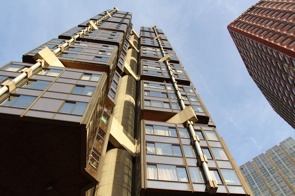 view from below of the Tour Totem