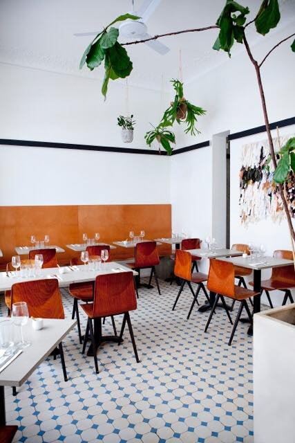interior of Supernature lunch restaurant