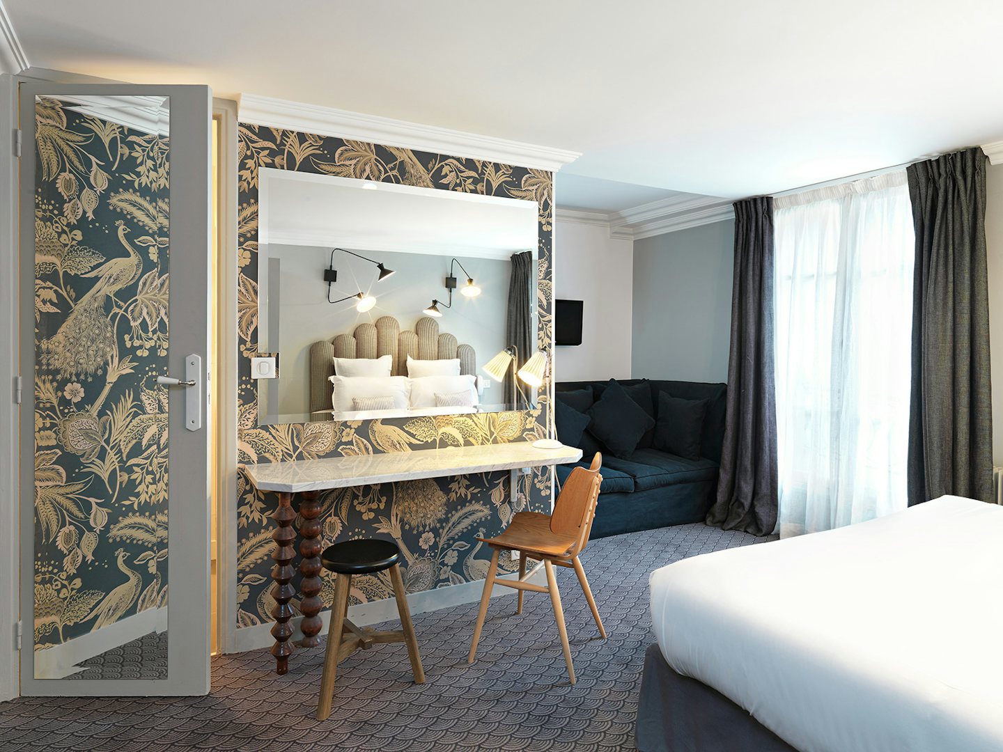 interior of a room at Hotel Paradis