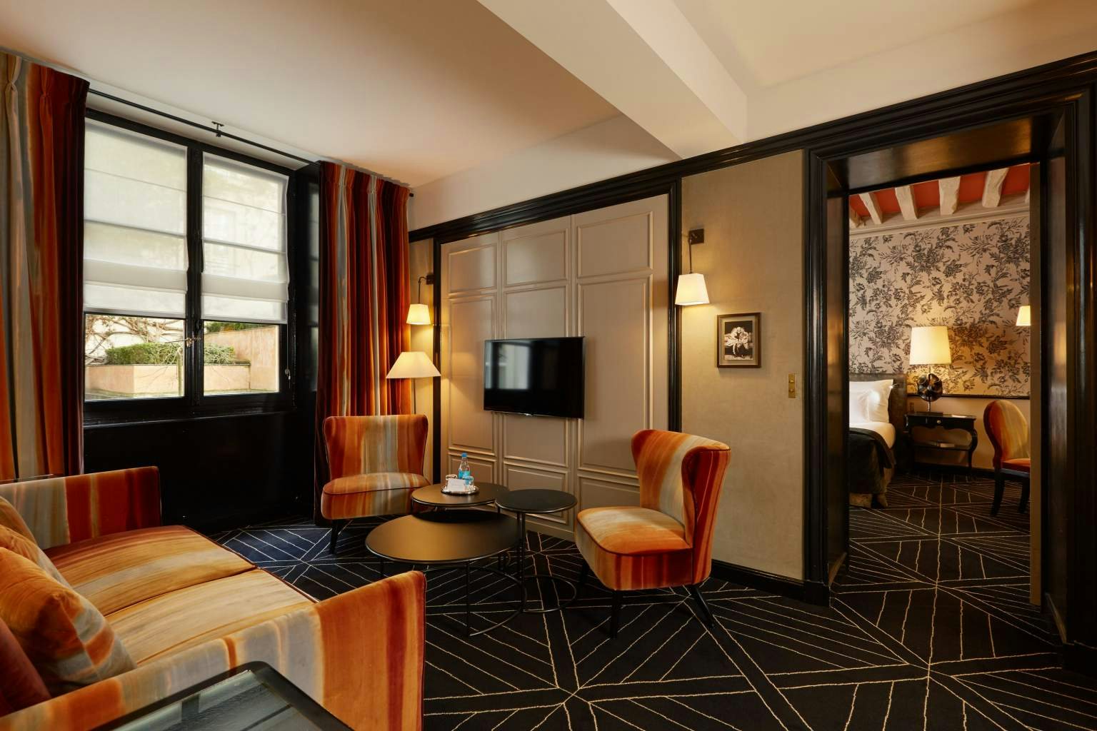 family suite at Le Pavillion de la Reine