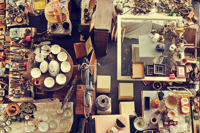 products of Blesi Thry flea market