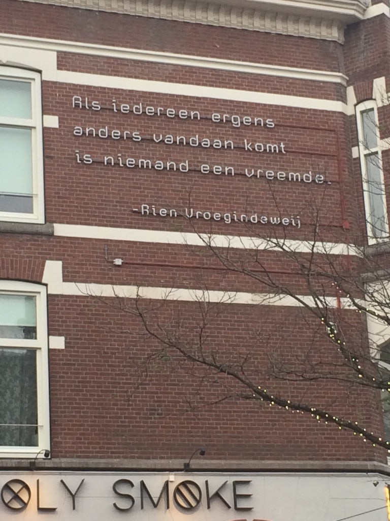 street poetry at Rotterdam