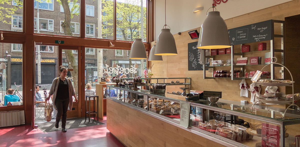 interior of Koekela bakery shop