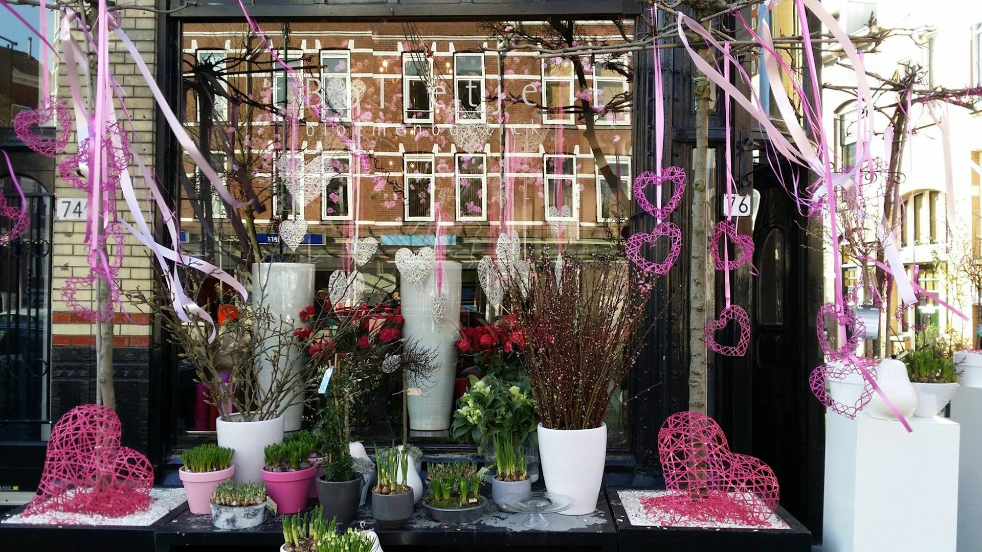window with flowers at 't Bolletje