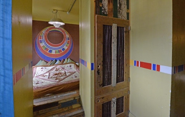 African themed room at Hotel Bazar