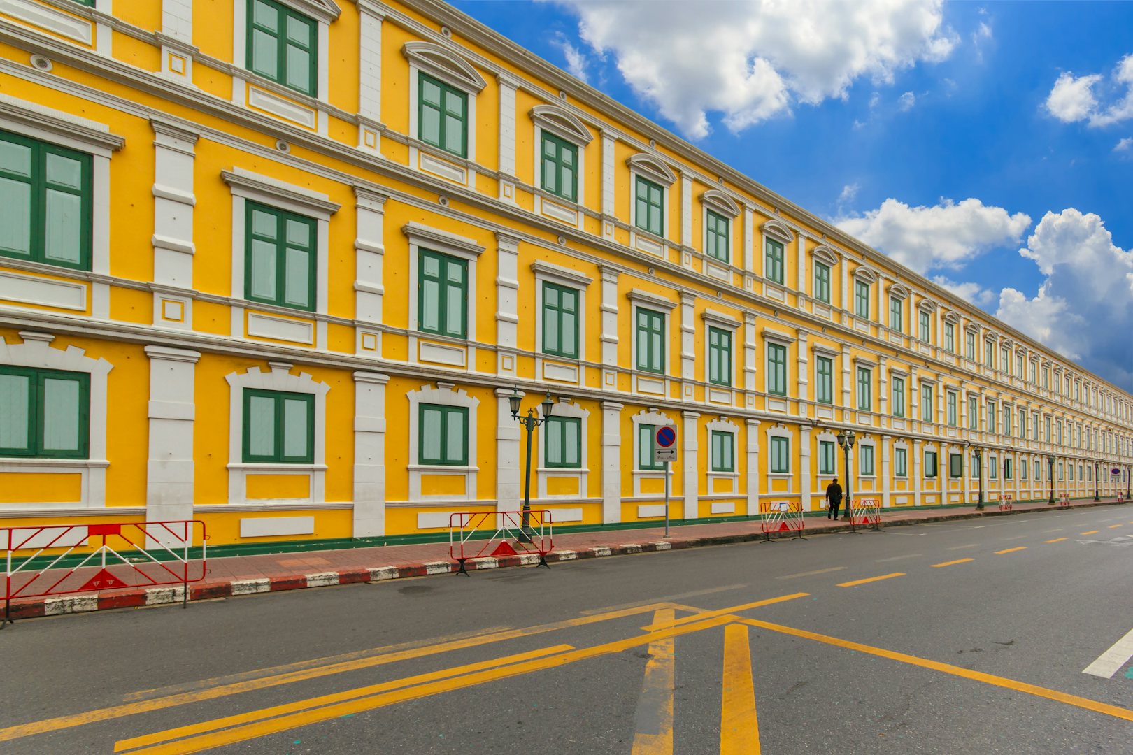 yellow building Ministry of Defence