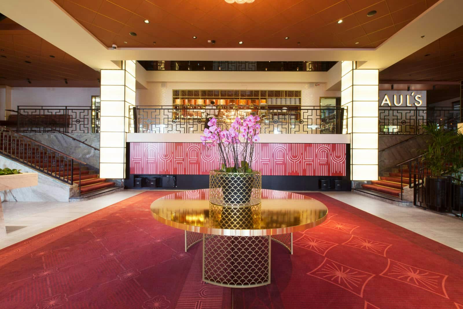 reception of Haymarket hotel