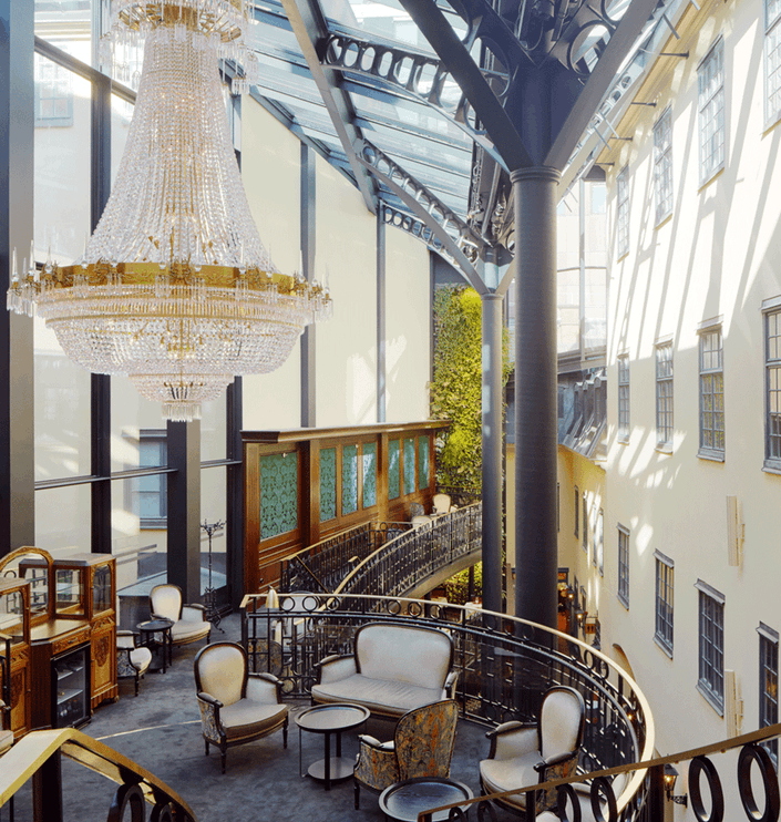 Lobby of Hotel Kungsträdgården