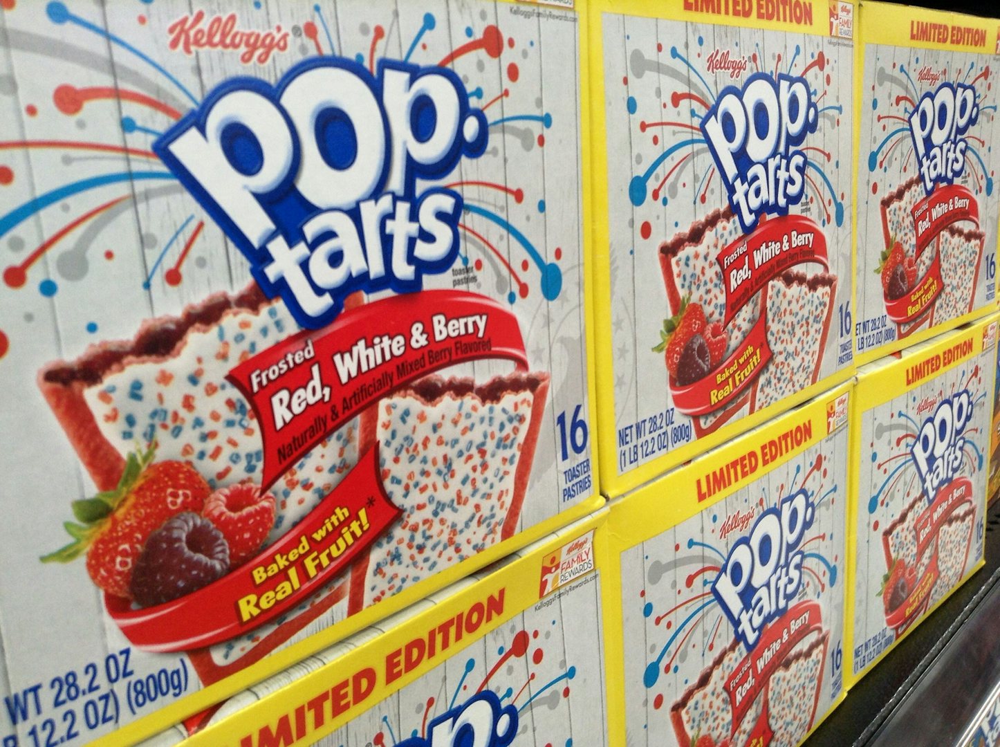 boxes of poptarts