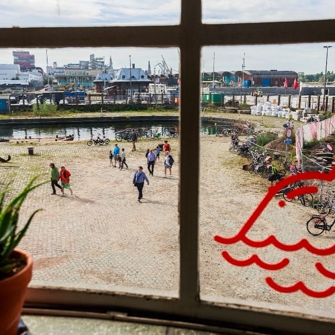 Antwerp - Droogdokken - view from Stormkop