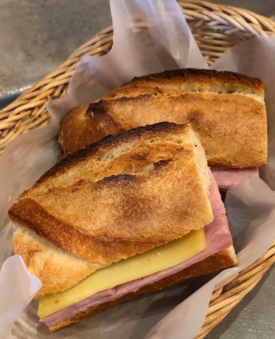 Ham and cheese sandwich from Viron