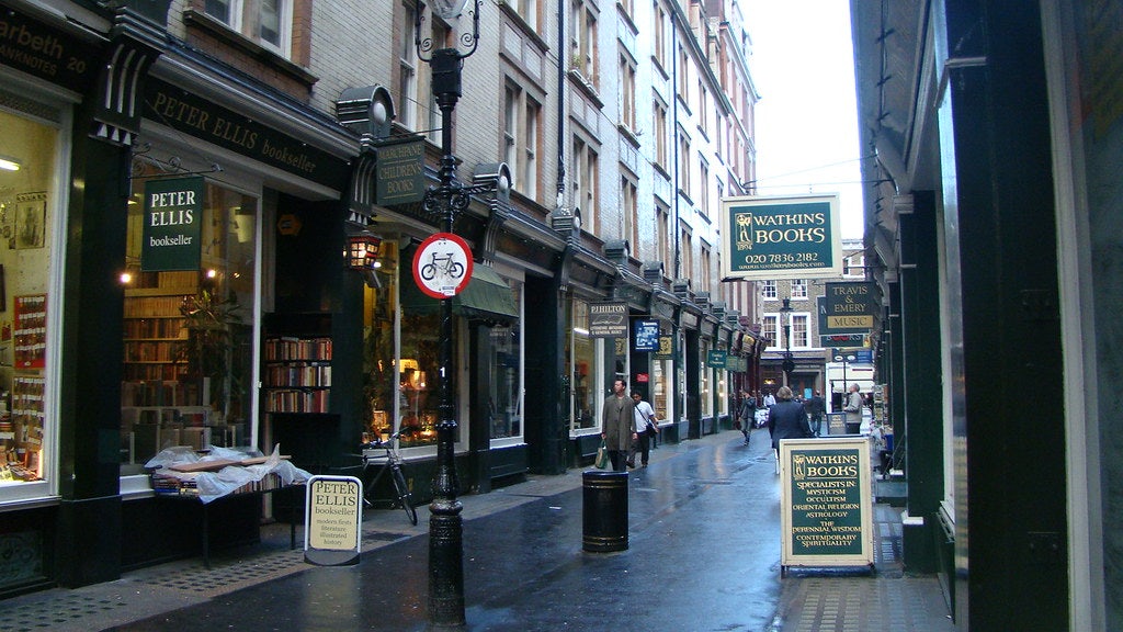 Cecil Court street in London