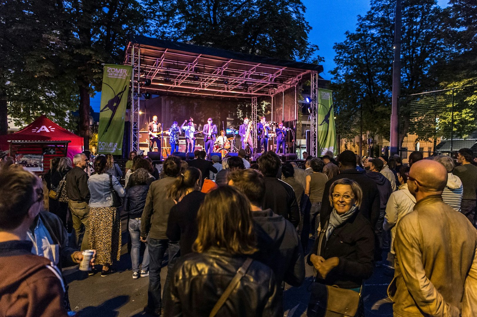 music performance at Zomer van Antwerpen 2018