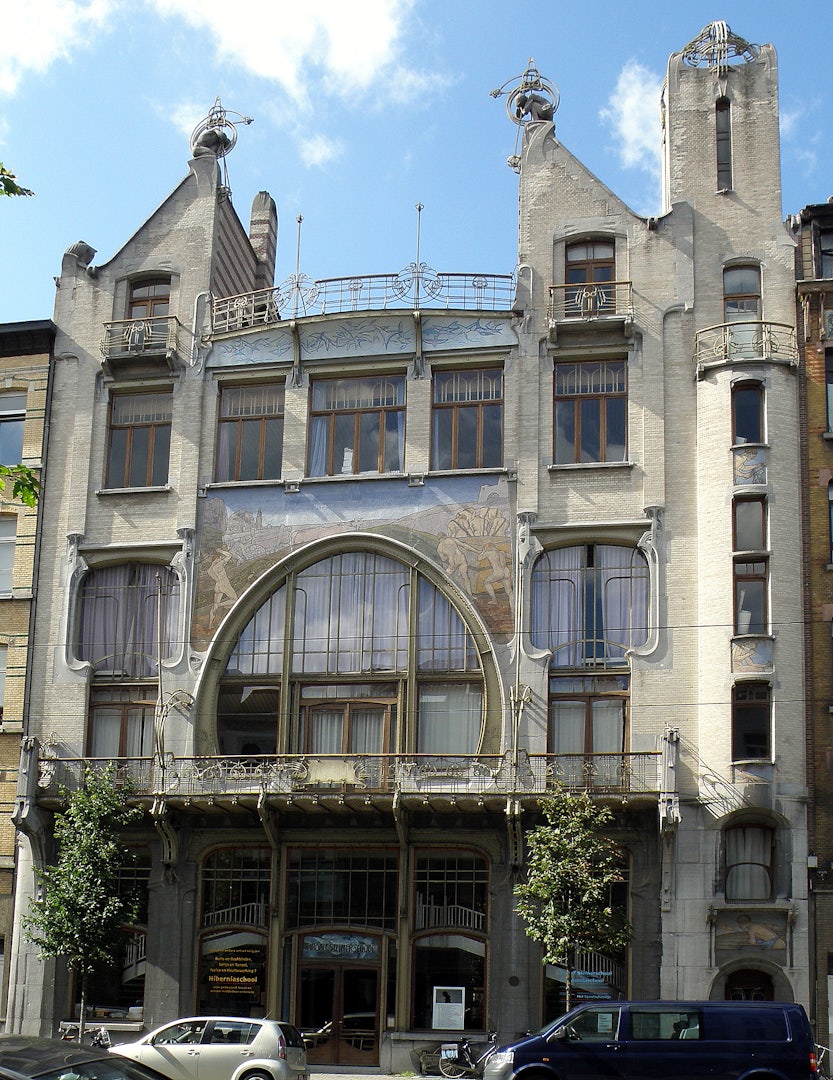 art nouveau Steiner school Antwerp