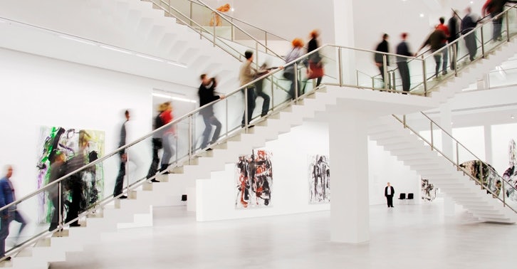 visitor at Berlinische Galerie