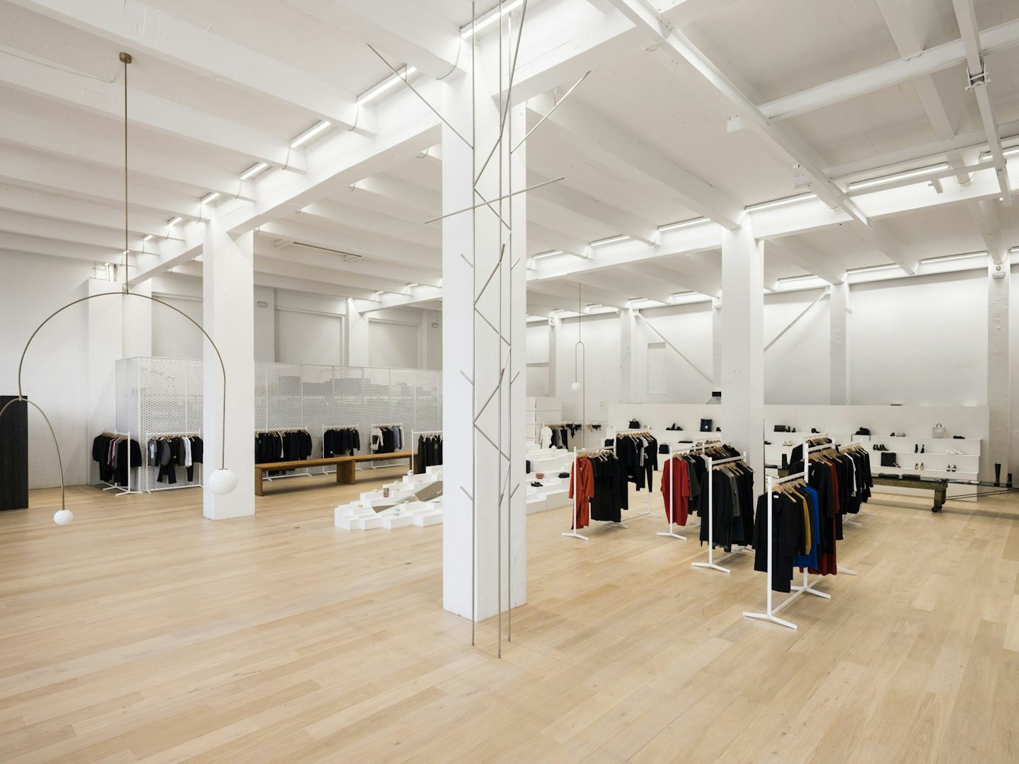interior of Andreas Murkudis store