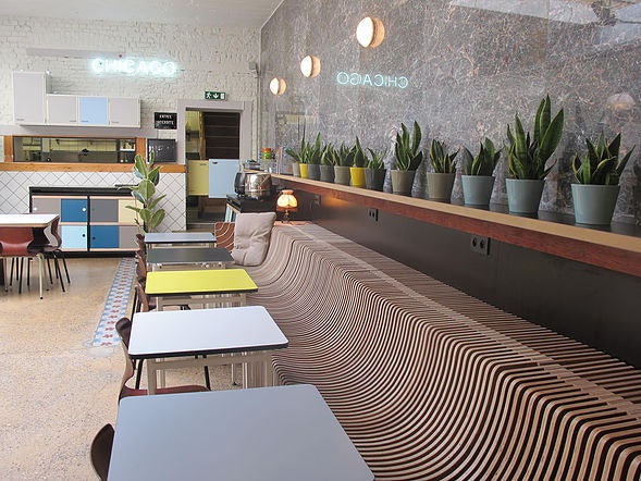 Chicago café in Brussels
