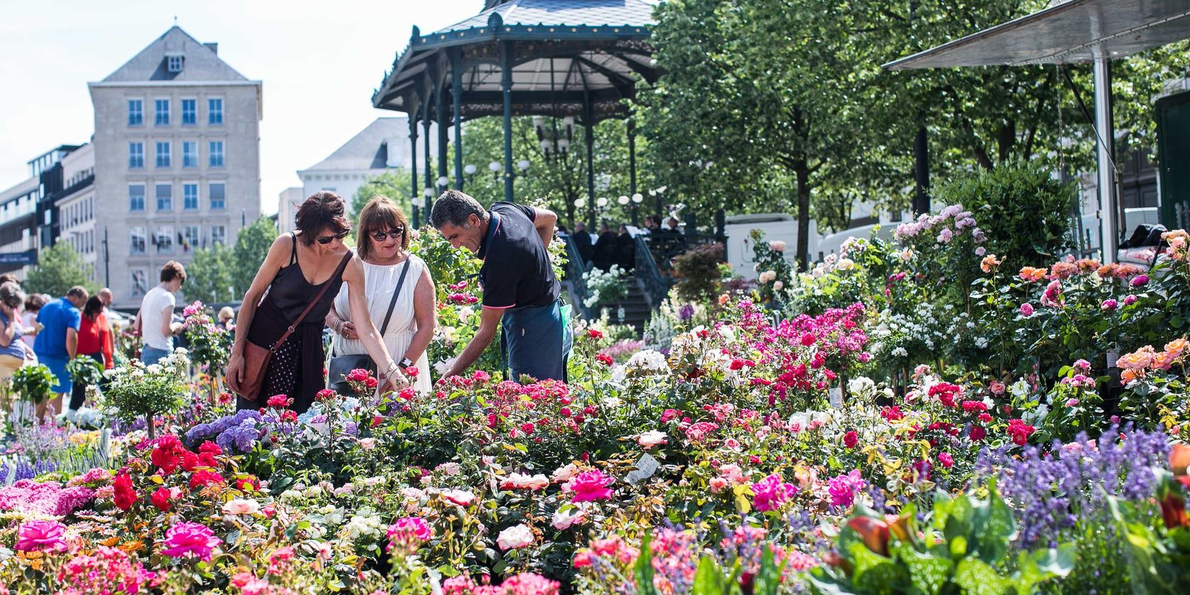 flower market at the Kouter 