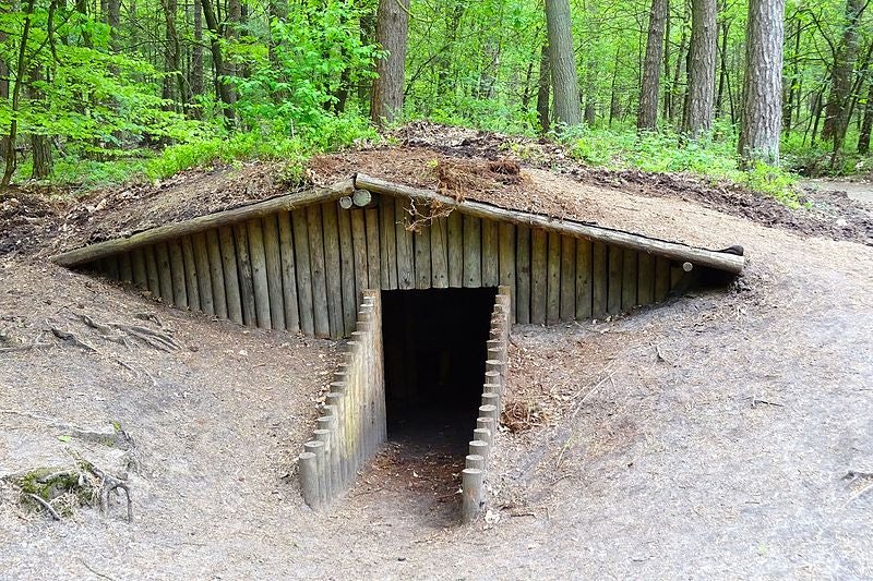 a bunker at the Hidden Village