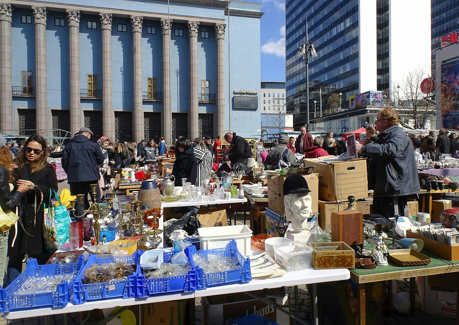Stockholm - hötorget sunday flea market