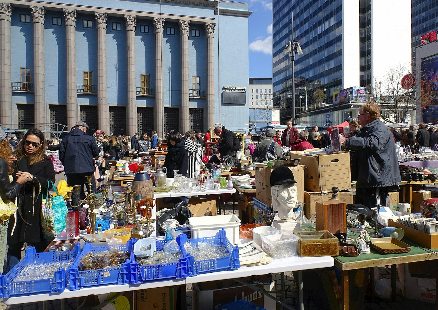 Stockholm - hötorget sunday flea market