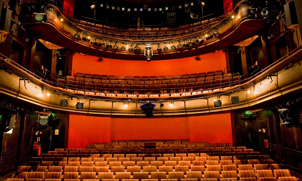 interior of the Royal Court Theatre in London