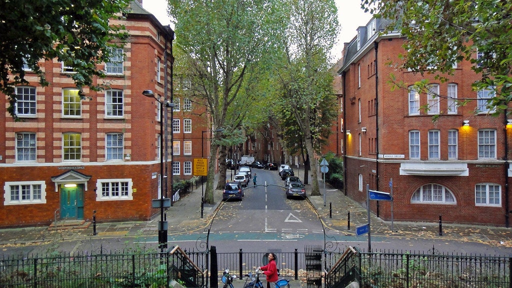 view from Arnold Circus