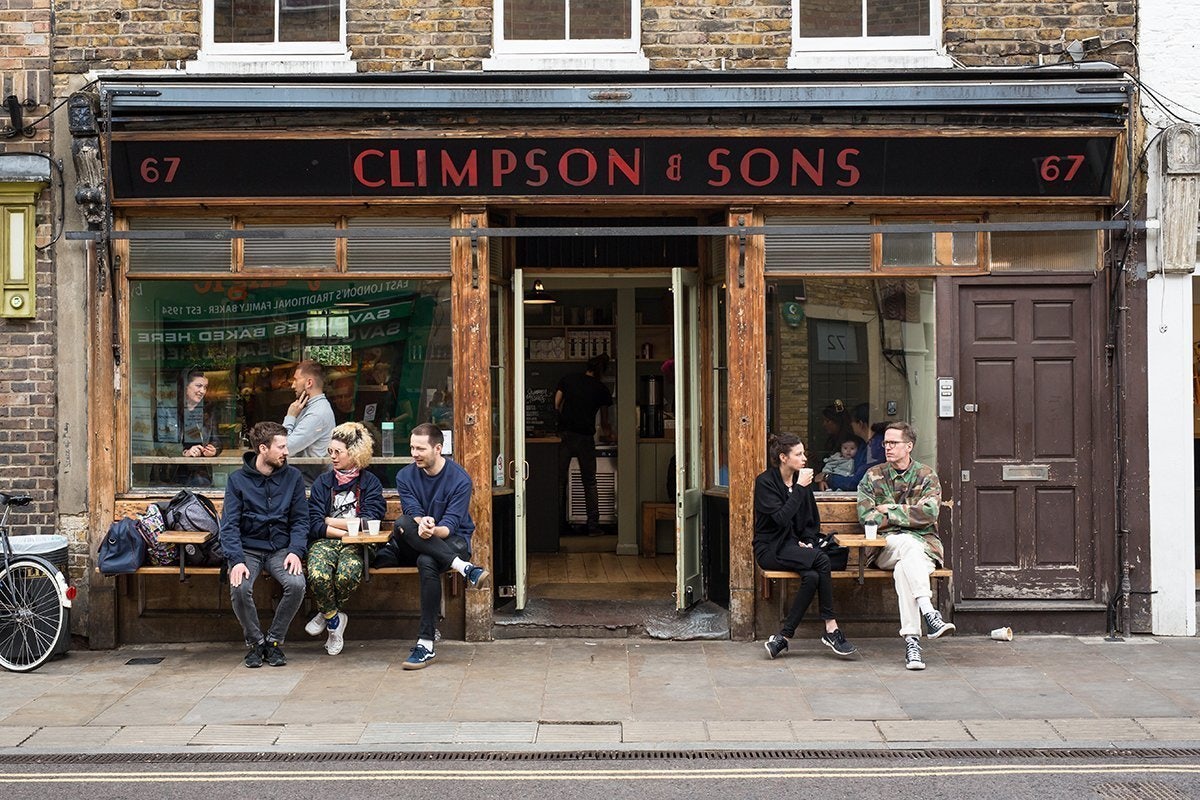 people outside at Climpson & Sons