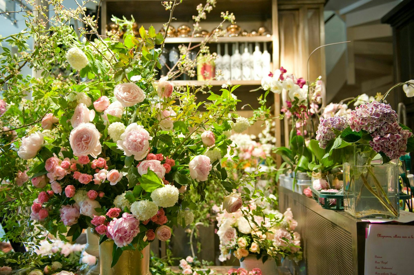 Flower boutique Paris