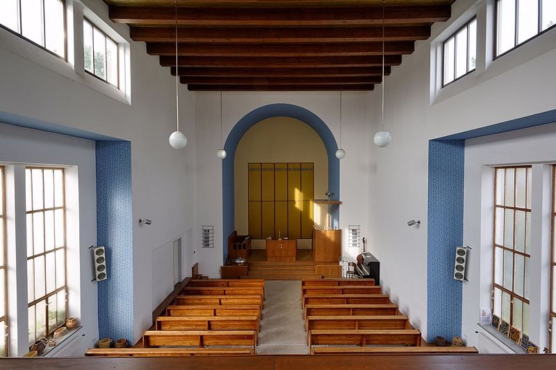 interior of Evangelical Church in Stresovice