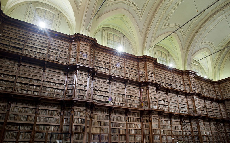 interior of Angelica library