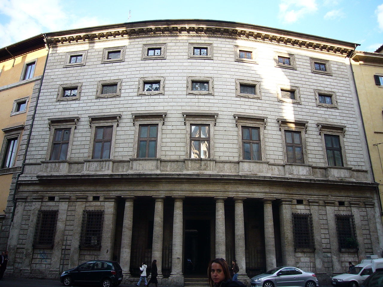 exterior of Palazzo Massimo Alle Colonne